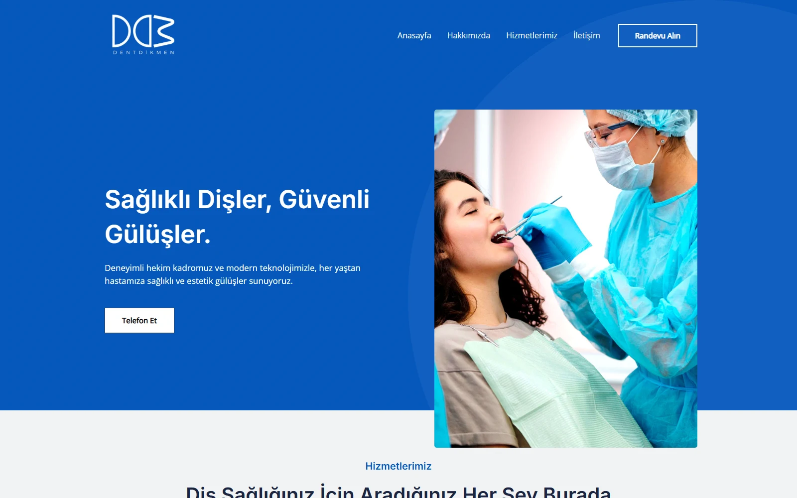 Dent Dikmen — Web sitesi